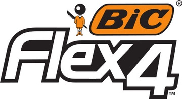 МУЖСКАЯ БРИТВА BIC FLEX 4 С 4 ЛЕЗВИЯМИ - 3 ШТ.