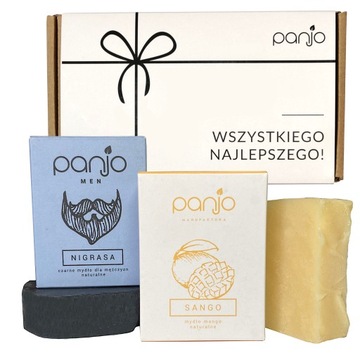 Idealny Zestaw Prezentowy Mydeł Naturalnych Dowolne 2 szt.+Opakowanie PANJO