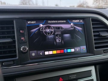 Seat Leon III Hatchback Facelifting 1.5 EcoTSI 130KM 2019 Seat Leon Faktura VAT 23 Gwarancja Tempomat ACC Swiatla LED 1.5, zdjęcie 26