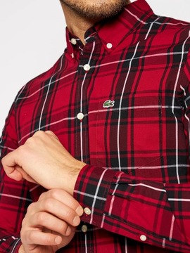LACOSTE Checked Classic Shirt Regular Fit koszula męska M