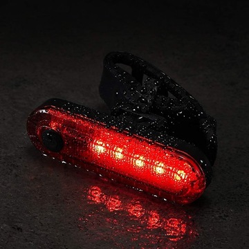 Задний велосипедный фонарь, красный, перезаряжаемый светодиодный, прочный, ПРОЧНЫЙ