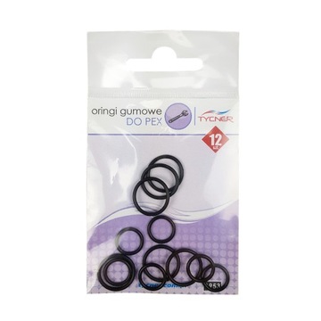 ZESTAW ORINGÓW DO PEX 12 ELEMENTÓW