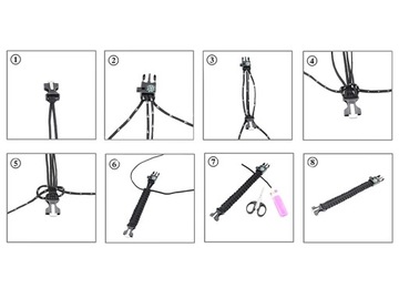 БРАСЛЕТ ВЫЖИВАНИЯ 5 В 1 ЛЕНТА КОМПАС КРЕМНЕВАЯ ВЕРЕВКА ВЕРЕВКА-ЛЕЗВИЕ ПАРАКОРД