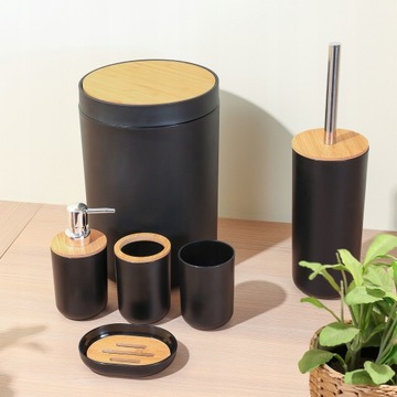 НАБОР ДЛЯ ВАННОЙ 6 ЭЛЕМЕНТОВ ПЛАСТИКОВЫЙ НАБОР