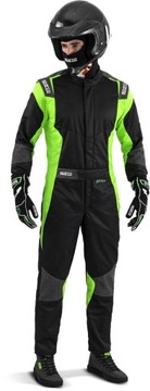 Kombinezon Sparco Futura czarno-zielony rozmiar 56