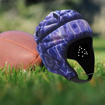 Dziecięcy kask do rugby Miękko wyściełane czapki do rugby Rugby Headguard w stylu C