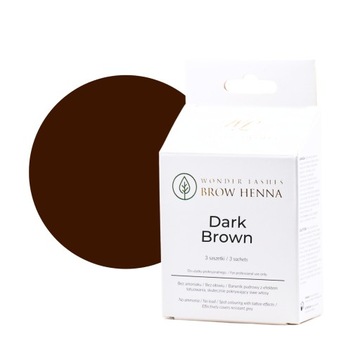 Wonder Lashes Brow Henna Powder Темно-коричневый