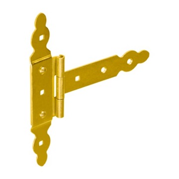 Zawias bramowy ozdobny ocynk złoty 150mm ZBNO