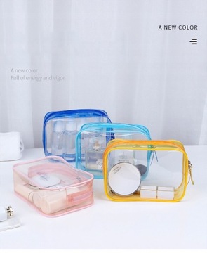 Прозрачные водонепроницаемые косметички 2 шт.