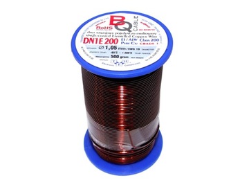 Drut nawojowy DN1E 200 ⌀ 1,05 mm Masa : 500g
