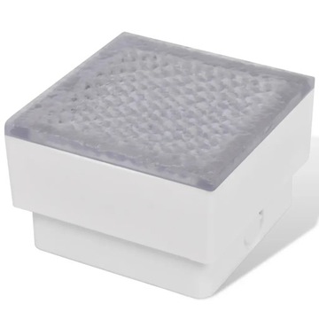vidaXL Światła najazdowe LED 12 szt 100x100x68 mm