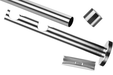 ДВОЙНОЙ МЕТАЛЛИЧЕСКИЙ КАРДИН 300 СМ 19+19 ММ LOFT 5 ЦВЕТОВ НА ВЫБОР