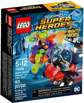Klocki LEGO Super Heroes Mighty Micros: Batman kontra Killer Moth 76069