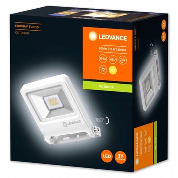 ENDURA NAŚWIETLACZ LED 10W 3000K BIAŁY LEDVANCE