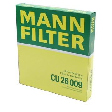 FILTR KABINA MANN CU26009