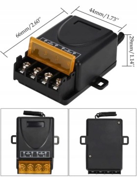 ПДУ 230В включение 2x RADIO TOGGLE AC 90-250V 30A до 70м