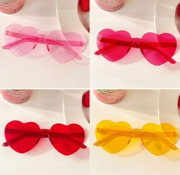 ХИППИ ОЧКИ С РОЗОВЫМ СЕРДЦЕМ ВЕЧЕРИНКА 70-Х ГОДОВ