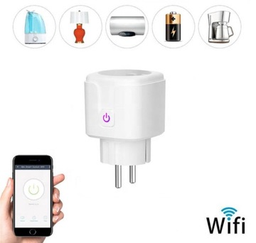 Интеллектуальная розетка Smart Plug WiFi с ваттметром