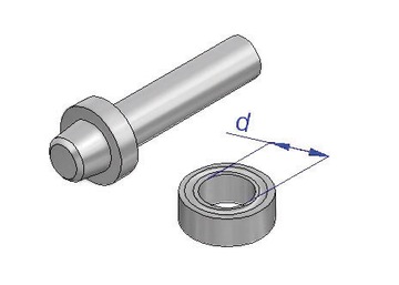 Обжимной инструмент для круглых отверстий в брезенте, диаметр 40 мм.