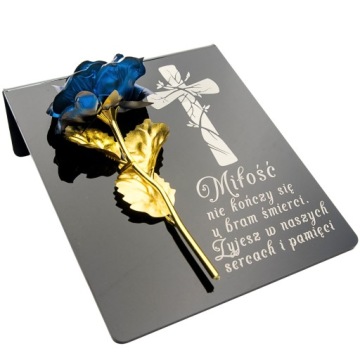 Украшение для могилы Eternal Rose Stand для гравированного кладбища Znicz