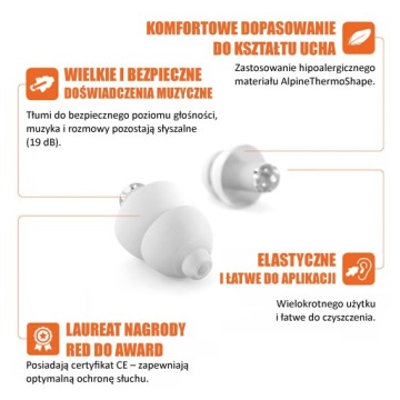 Вилки Alpine Party Plug Pro Natural