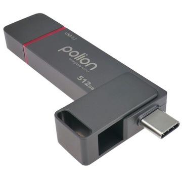 Сверхбыстрый 512 ГБ | 530 МБ/с | USB-накопитель 3.2 POLION с двумя USB-C+A памятью