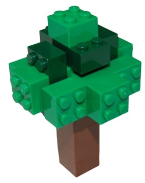 LEGO DRZEWO v2 Minecraft NOWE (20g)
