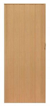 DRZWI PRZESUWNE HARMONIJKOWE 80 CM WEWNĘTRZNE PCV DĄB GRAFIT MAT CIEMNE