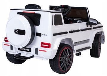 ДЕТСКИЙ АВТОМОБИЛЬ НА АККУМУЛЯТОРЕ ЭЛЕКТРОМОБИЛЬ MERCEDES G63 AMG КОЖАНЫЙ