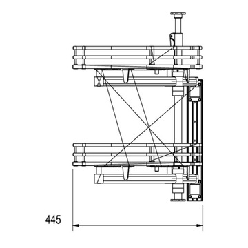 Поясная сумка Cargo Magic Corner GEMI 1200 мм, ПРАВАЯ, БЕЛАЯ