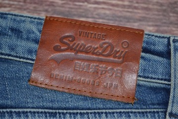 SUPERDRY DAMAN 04 STRAIGHT BLUE JEANS MEN 30/32