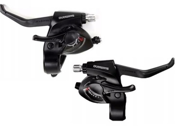 SHIMANO klamkomanetki ST- EF41 3x7 komplet BLACK