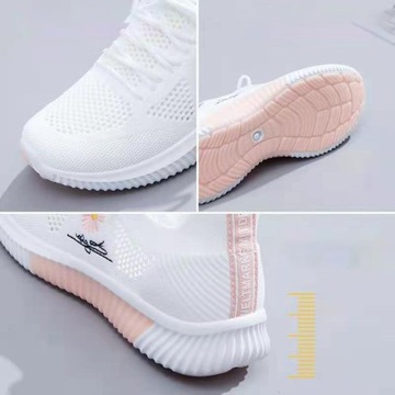 DAMSKIE SNEAKERSY BUTY SPORTOWE LEKKIE Siatka