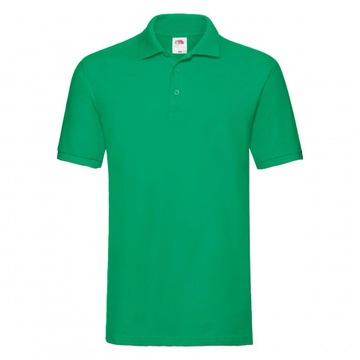 Koszulka męska Premium Polo FruitLoom Zielony L
