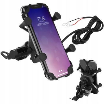 Uchwyt na Telefon Ładowarka Motocyklowa Stabilna