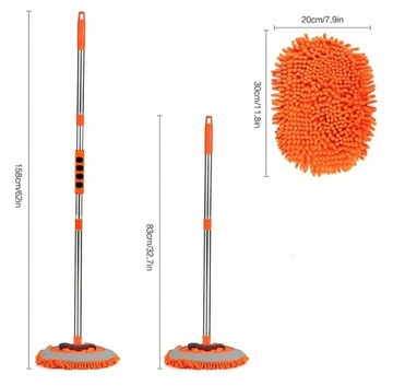 SZCZOTKA DO MYCIA SAMOCHODU Z MIKROFIBRY MOP