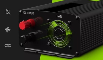 Przetwornica GREEN CELL Czysta sinusoida 12V/230V 500W/1000W