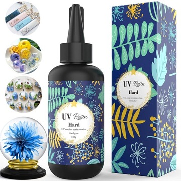 Przedsprzedaż! | Żywica epoksydowa UV Resin - Pentart - twarda, 100 ml