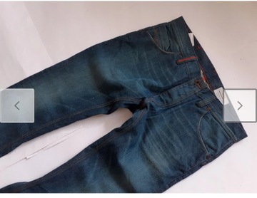 42 ## HUGO BOSS ## MĘSKIE SPODNIE JEANSY 35/36