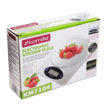 Электронные кухонные весы, стекло, 5 кг WG5