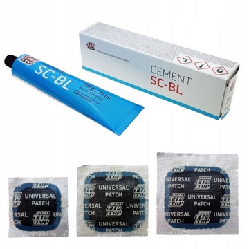 Zestaw łatek do opon + Klej Special Cement BL - Rema Tip Top