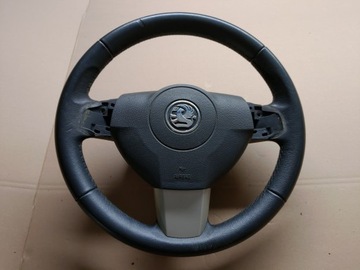 KIEROWNICA SKORZANA + PODUSZKA OPEL ASTRA H III 3