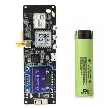 ESP32 TTGO LoRa 433Mhz WiFi GPS NEO-6M AKUMULATOR