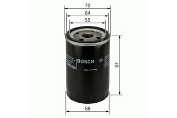 BOSCH 0986452058 FILTR OLEJE