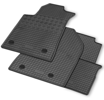 Dywaniki samochodowe RIGUM CZARNE RANT 1CM