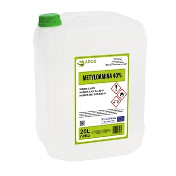 20000ml - MMA - METYLOAMINA 40% - ADOX