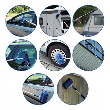ТЕЛЕСКОПИЧЕСКАЯ ЩЕТКА ДЛЯ АВТОМОЙКИ АВТОБУС TIR 3м