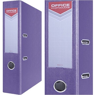 SEGREGATOR A4/75mm OFFICE PRODUCTS Z DŹWIGNIĄ PP FIOLETOWY