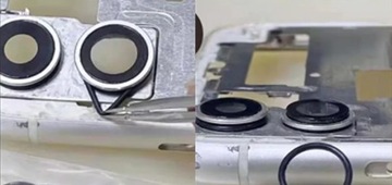 УПЛОТНИТЕЛЬНОЕ КОЛЬЦО КАМЕРЫ ЛАСТИК iPhone 11 12 13 14 15 Pro Max mini БЕЛЫЙ