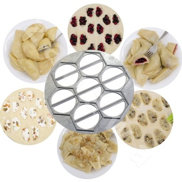 МАШИНА ДЛЯ ПЕЛЬЦЕВ USZEK PIEROGI 14шт. ДАВЛИТЕЛЬ ДЛЯ ТЕСТА PIEROŻNICA #28